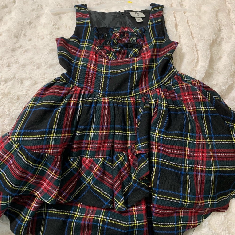 Girls plaid dress